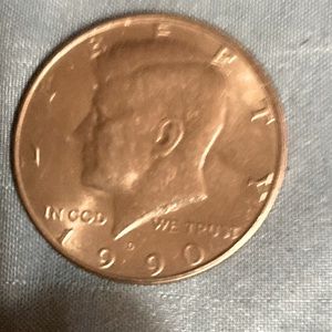 1990 Half Dollar Coin